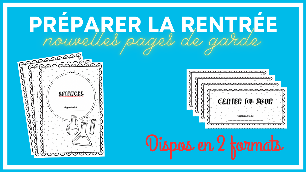 Cahier D Entrainement Page De Garde VQTZLH