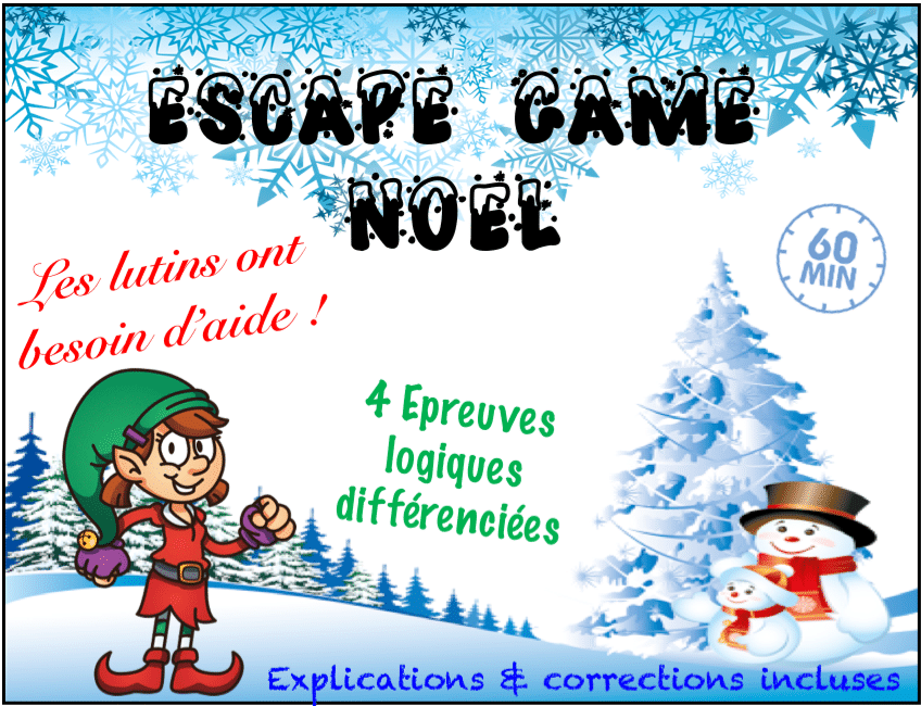 Escape Game Noel Ce2 Cm1 Cm2 A Telecharger Profissime Com
